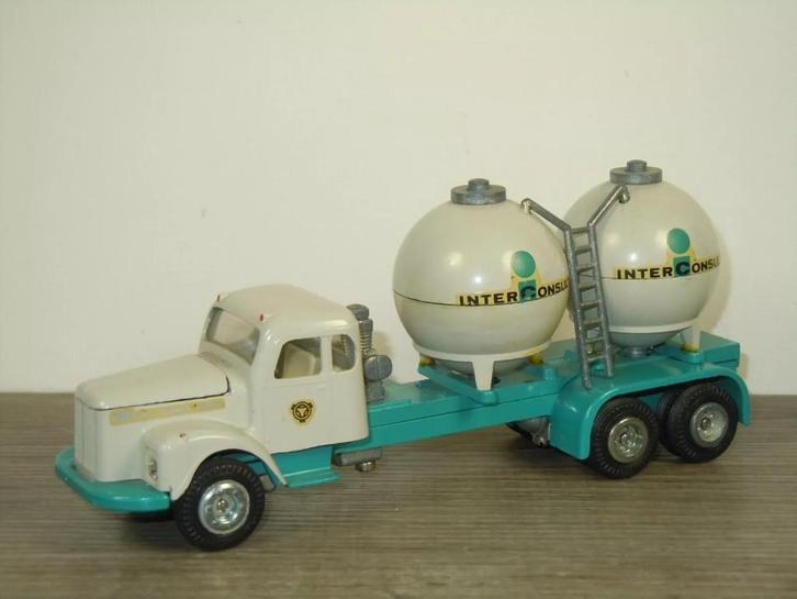 Scania Vabis 76 Inter Consult - Tekno 453 Denmark, Hobby en Vrije tijd, Modelauto's | 1:50, Zo goed als nieuw, Bus of Vrachtwagen