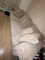 Nieuwstaat ribstof bank, Huis en Inrichting, Banken | Bankstellen, Ophalen, 250 tot 300 cm, 100 tot 125 cm, Zo goed als nieuw