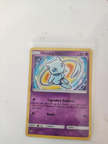 Shining mew 40/73 shining legends pokemon kaart