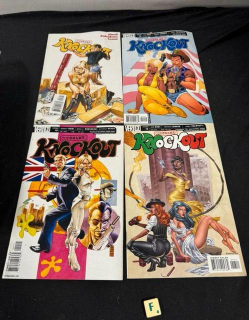 Knockout. Strip. 4 stuks. €4,99, Boeken, Strips | Comics, Zo goed als nieuw, Eén comic, Europa, Ophalen of Verzenden