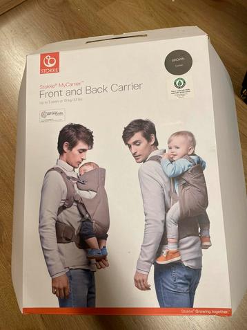 Stokke carrier (front & back) draagzak - bruin/beige beschikbaar voor biedingen