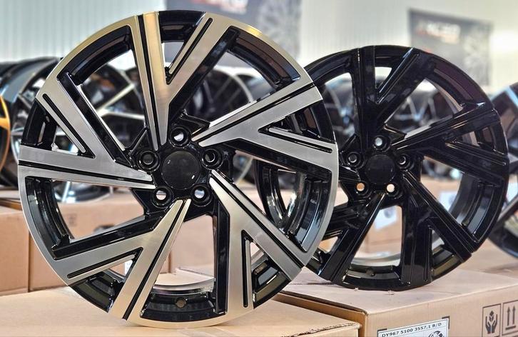 NIEUW 17" DMR010 Velgen 5x100 Pastop Volkswagen Polo Bergam, Auto-onderdelen, Banden en Velgen, Velg(en), Zomerbanden, 17 inch