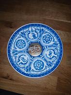 Delftsblauw bord prinses Juliana en prins Bernhard, Antiek en Kunst, Ophalen