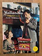 Hollandia pijptabak originele advertentie, Ophalen of Verzenden, Gebruikt, Overige typen