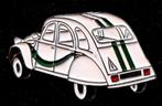 Citroën 2 CV pin- wit gelakt, Verzamelen, Speldjes, Pins en Buttons, Verzenden, Nieuw, Transport, Speldje of Pin