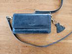 Dames leren handtas blauw - Beardesign - B21xH12 cm, Ophalen of Verzenden, Zo goed als nieuw, Blauw, Handtas