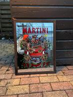 Martini spiegel vintage, Ophalen of Verzenden, Rechthoekig, Minder dan 50 cm