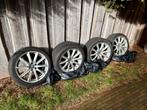 Jaguar XJ, XF, F-Pace 19” velgen met winterbanden, 19 inch, Gebruikt, 275 mm, Banden en Velgen