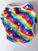 Wasbare zwemluier - regenboog met sterren, Kinderen en Baby's, Babykleding | Baby-zwemkleding, Jongetje of Meisje, Zo goed als nieuw