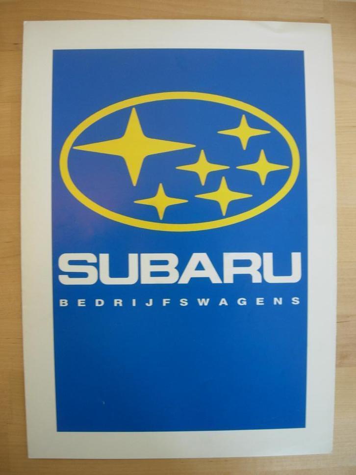 Subaru E10 E12 Legacy Mini Jumbo Van Brochure 1992, Boeken, Auto's | Folders en Tijdschriften, Zo goed als nieuw, Overige merken