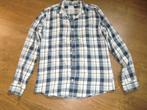 Geruit overhemd Only&Sons maat M, Blauw, Gedragen, Only & Sons, Halswijdte 39/40 (M)