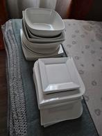 Wit Servies - Borden & Schalen - Alles in 1x!, Huis en Inrichting, Ophalen, Keramiek, Zo goed als nieuw, Effen