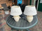 Te koop 2 mooie schemer lampen, Huis en Inrichting, Lampen | Lampenkappen, Barok, 25 tot 50 cm, Rond, Ophalen of Verzenden