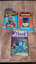 3 oude Comic boekjes Superman, Batman en Shock, Boeken, Strips | Comics, Ophalen of Verzenden