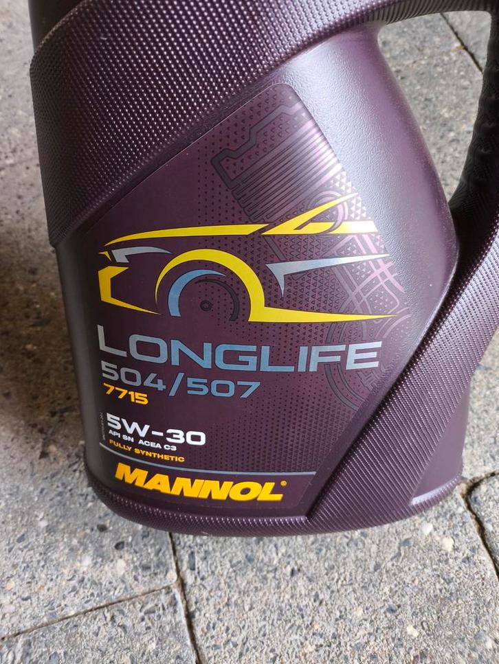 Motorolie 5W30 Mannol Longlife 504/507, Auto-onderdelen, Motor en Toebehoren, Universele onderdelen, Nieuw, Ophalen of Verzenden