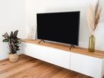 Eiken Boomstam tv meubel plank BESTA STUVA IKEA blad, Huis en Inrichting, Woonaccessoires | Wandplanken en Boekenplanken, Ophalen