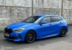 BMW 1-serie 118i M Sport | AUT | HUD | HIFI |19" | NAV PRO, 65 €/maand, Gebruikt, Blauw, Leder en Stof