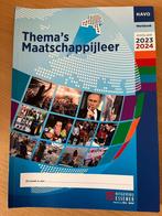 Thema's maatschappijleer 2023-2024 havo werkboek, Ophalen, Zo goed als nieuw, HAVO, Maatschappijleer