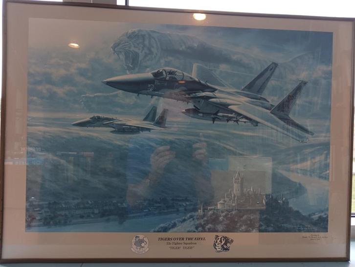 Tigers over the Eifel, Verzamelen, Luchtvaart en Vliegtuigspotten, Zo goed als nieuw, Kaart, Foto of Prent, Verzenden