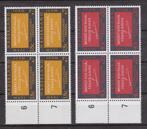 Nederland NVPH nr. 856-857 Postfris in blokken van vier   , Verzenden, Na 1940, Postfris