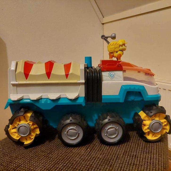 Paw Patrol Dino Rescue Patroller gemotoriseerd teamvoertuig, Kinderen en Baby's, Speelgoed | Speelgoedvoertuigen, Gebruikt, Ophalen