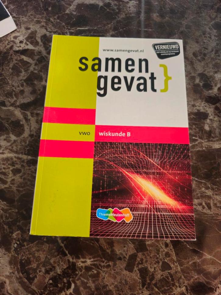 Samengevat - Wiskunde B VWO, Boeken, Studieboeken en Cursussen, Gelezen, Overige niveaus, Alpha, Ophalen of Verzenden