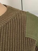 H174 Airdate maat M=38/40 trui olijf-groen gebreide, Maat 38/40 (M), Airdate, Ophalen of Verzenden, Zo goed als nieuw