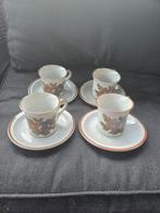 Retro servies set van 4, Ophalen of Verzenden