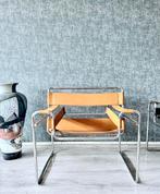 Fasem Wassily / B3 Armchair, Cognac Leather, 1980s, Chrome, Huis en Inrichting, Fauteuils, Ophalen, -, -, Marcel Breuer. bauhaus, vintage Fasem