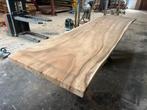 Boomstamtafel 400 x 100 x 8cm (46), 100 tot 150 cm, Nieuw, Ophalen of Verzenden, Ars longa