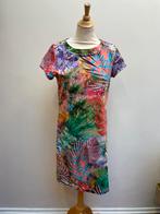Bthree jurk maat 38 M multikleur zomerjurk korte mouw, B Three, Knielengte, Maat 38/40 (M), Ophalen of Verzenden