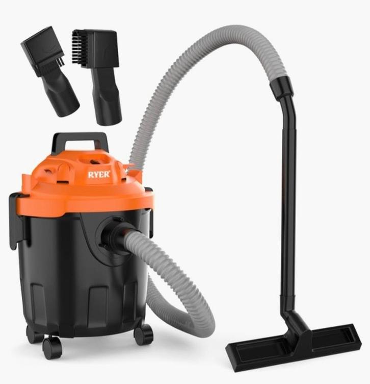 Ryer Nat- en Droogzuiger, Witgoed en Apparatuur, Stofzuigers, Gebruikt, Stofzuiger, 1200 tot 1600 watt, Reservoir, Verzenden