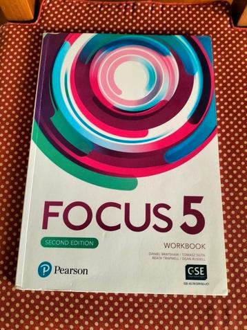 Focus 5 workbook, second edition, nog heel netjes, €9,50 beschikbaar voor biedingen
