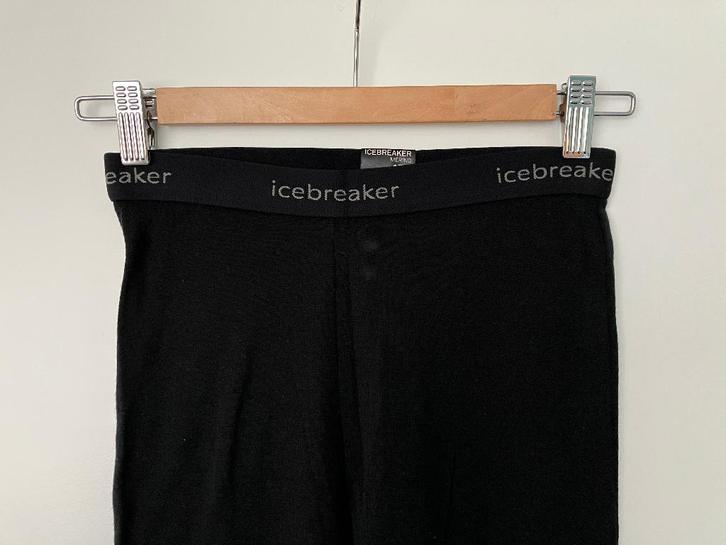 icebreaker 3/4 legging dames S, Kleding | Dames, Leggings, Maillots en Panty's, Zo goed als nieuw, Legging, Maat 36/38 (S), Zwart