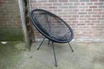 Fauteuil - terrasstoel - draadplastic metaal, Ophalen, Gebruikt, Metaal, 50 tot 75 cm