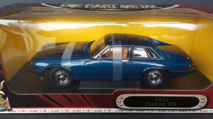 Jaguar XJS 1975 blue 1:18 Road Signature Pol, Hobby en Vrije tijd, Modelauto's | 1:18, Nieuw, Auto, Verzenden