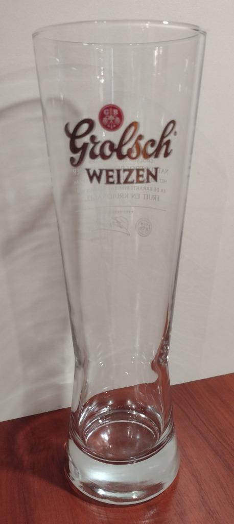 Grolsch Weizen Glazen 50cl. (L), Verzamelen, Biermerken, Gebruikt, Glas of Glazen, Grolsch, Ophalen of Verzenden