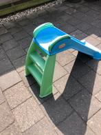 Peuter glijbaan blauw/groen, Kinderen en Baby's, Speelgoed | Buiten | Speeltoestellen, Ophalen, Gebruikt, Glijbaan