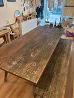 Tuintafel, Huis en Inrichting, Tafels | Eettafels, Ophalen, Gebruikt, Teakhout, 200 cm of meer