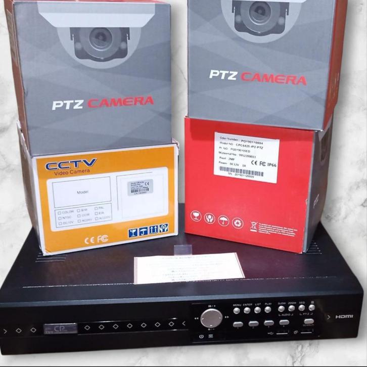 NIEUWE setjes PTZ camerasysteem camera recorder enmeer!, Audio, Tv en Foto, Videobewaking, Nieuw, Buitencamera, Ophalen of Verzenden