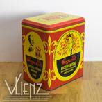 Groot, vintage oud blik Hagesüd rood geel specerijen kruiden, Verzamelen, Blikken, Ophalen of Verzenden, Gebruikt, Overige, Overige merken