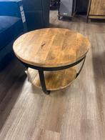 Industriële Salontafel Set, Rond, Landelijk industrieel, Metaal, Minder dan 50 cm