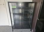 RUDSTA Vitrinekast, antraciet, 80x37x120 cm, Huis en Inrichting, Kasten | Vitrinekasten, Ophalen, Met plank(en), Gebruikt, 100 tot 150 cm