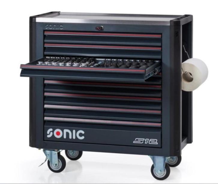 sonic Gereedschapswagen met 644-delig assortiment, Auto diversen, Autogereedschap, Nieuw, Ophalen of Verzenden