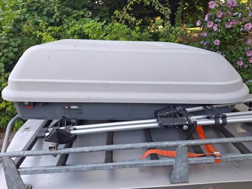 dakkoffer, werkt nog goed maar is vaak gebruikt., Auto diversen, Dakkoffers, Gebruikt, Ophalen