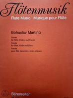 Martinů - Sonate voor Fluit, Viool & Piano - Nieuwstaat, Muziek en Instrumenten, Bladmuziek, Klassiek, Ophalen of Verzenden, Zo goed als nieuw