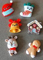 6 KERST FIGUURTJES bv KNUTSELEN*POPPENHUIS*ADVENTSKALENDER, Diversen, Kerst, Verzenden, Nieuw