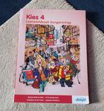 Kies 4 Leerwerkboek Burgerschap MBO Niveau 4 9789491699719, Boeken, Schoolboeken, Ophalen of Verzenden, Zo goed als nieuw, Maatschappijleer