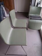 Leren ikea eetkamerstoelem 4x, Huis en Inrichting, Stoelen, Ophalen, Gebruikt, Overige kleuren, Leer