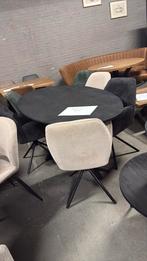 Armstoel rib draaibaar met zwarte ovale tafel 210cm, Ophalen, Outletliving7@gmail.com, Nieuw, Outletliving7@gmail.com